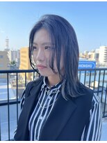 エンタリティリット(entality lit)&nbsp;【entality lit】切りっぱなしボブ×イヤリングカラー