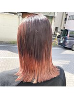 アデプト 金町店(adept) 【adept金町店　石崎Style】ロブ×ピンクグラデーション