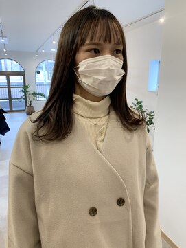 ソラ(SORA.) シアベージュ×外ハネミディ