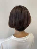 ヘアポジション 大曲飯田店(HAIR Position)&nbsp;前下がりショートボブ×ナチュラルハイライト