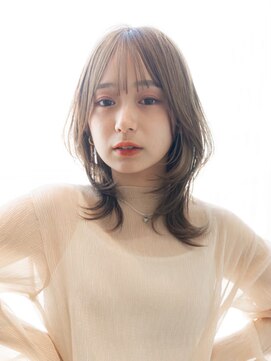 ハバナ 渋谷(HAVANA) オリーブアッシュグレージュ大人かわいいくびれレイヤーカット