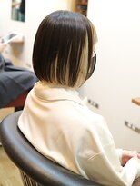 シャンティ 切りっぱなしボブ/インナーカラー