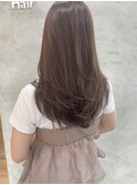 レイヤーたっぷりベージュ
