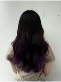 【バイオレット系カラー】【グラデーションカラー】【中野美容室