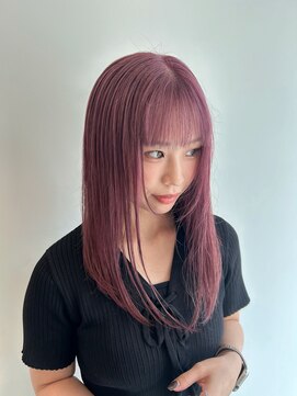 ロックワークオレンジ 西中島店(ROCK WORK ORANGE) ブリーチ一回＊ピンクカラー