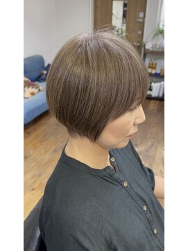 エゴイスト(EGOIS&) 大人美人ショート/脱白髪染めハイライト