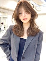 サイン 表参道(SIGN)&nbsp;韓国ヘアーハッシュカットレイヤーカットグレージュブリーチ無し