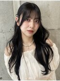 くびれヘアー、顔周りカット