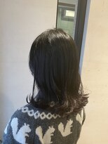 ココカラヘアー ニコ(cococara hair nico)&nbsp;ロング/外ハネ/ラベンダーグレージュ