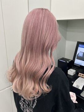 イーストハムアネーロ(EAST HAM anello) ピンクベージュ×レイヤーカット