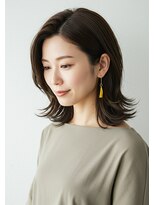 アントワープトーキョー(antwerp TOKYO)&nbsp;30代40代50代外ハネ耳かけかきあげ前髪髪質改善白髪染め