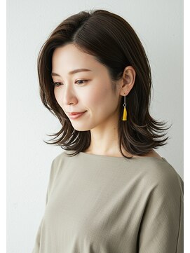 アントワープトーキョー(antwerp TOKYO) 30代40代50代外ハネ耳かけかきあげ前髪髪質改善白髪染め