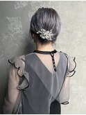 【ハイトーンヘアアレンジ】韓国風巻き/学割U24/ヘアセット/韓国