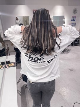 キング 枚方店(K!ng) 縮毛矯正髪質改善ハイライトレイヤーカット枚方美容室エクステ