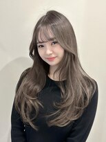 アンカーバイナチュラル(anchor by natural)&nbsp;韓国風/レイヤー/小顔/前髪カット/髪質改善/グレージュ/透明感