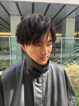 ロンド ローガン 名駅(Lond LOGAN) メンズ　ハーフアップバング