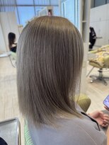 ビス ヘア アンド ビューティー 西新井店(Vis Hair&Beauty) 透明感抜群ダブルカラーブリーチミルクティーベージュ