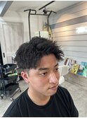 #サーフカール#スパイキーショート#ブルーブラック#船橋
