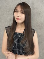 エアー 青山(AIR) 透明感カラーアッシュグレージュレイヤーカット髪質改善韓国