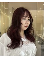 メゾンマイル 恵比寿(maison mile) #カシスレッド#カシスカラー#フェイスレイヤー#ダブルカラー