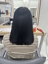ユアーズヘア 新宿三丁目店(youres hair) 黒染めストレート