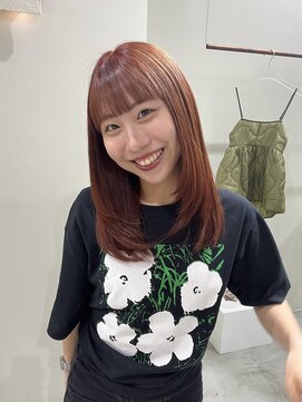 【sakura】orangebrown×layercut