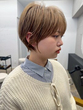 ジュベ 別府店(juve.) 別府ショートボブ顔まわりレイヤーカット髪質改善カラー30代