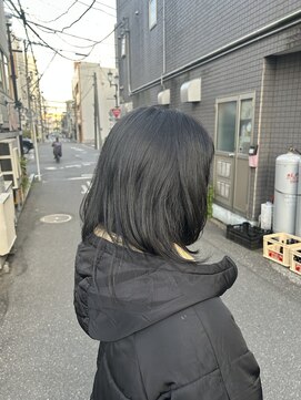 ピーシーズ(pieces) ブルーブラック