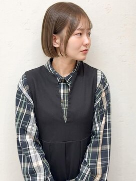 セルカ 新宿(CERCA) 新宿韓国風ボブ/前髪、顔まわり/オリーブカラー