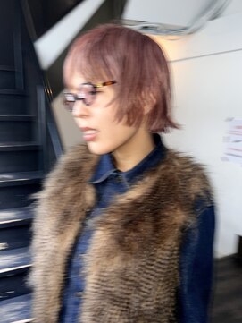 ボウ(BOW) 【BOW style】ピンクボブレイヤー[本町/心斎橋/堺筋本町]