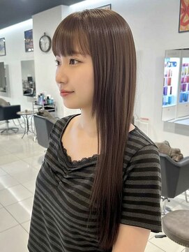ノア(no_a) 【四条烏丸】酸性ストレート×レイヤーベージュブラウン