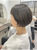 似合わせショートカット×白髪染め