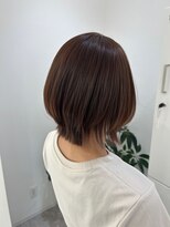 グラムヘアー(GLAM HAIR)&nbsp;酸性ストレートで叶える艶感くびれボブ