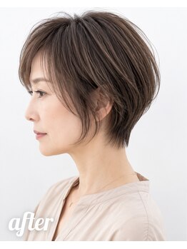 モンド ヘアクリエーション 新栄店(monde hair creation)の写真/「最近、髪が老けて見える」そんなお悩みに。白髪ケアと髪質改善を同時に叶える大人のカラー!