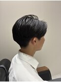 オールバックショート