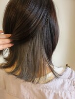ククル ヘアー(cucule Hair)&nbsp;京都・西院cuculehair インナーオリーブカラー