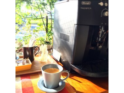 カフェ並みのおいしい挽きたてコーヒーがサービス♪
