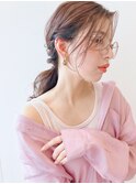 [K-two]センターパート/ヘアアレンジ/ミディアム[天王寺/阿倍野]