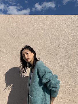 ムード マグ レーベル 南松本(MOOD Mag Label) 【MOOD】30代ゆるウエーブ◎ひし形小顔ヘア