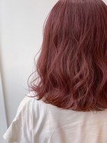 ジーナ 船橋(Zina)&nbsp;小顔セミウェットウェーブピンクベージュハイライトカラー