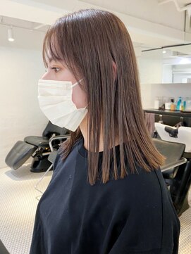 アイティーバイアルバム 下北沢店(IT by ALBUM) まろやかブラウン_ショコラベージュボブルフ_ba354221