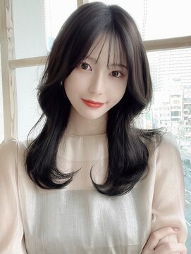 アフロート ディル(AFLOAT D'L) みきな/王道人気韓国ヘア/2wayバング/20代30代/顔まわり/後れ毛