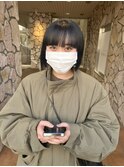 黒髪ボブ