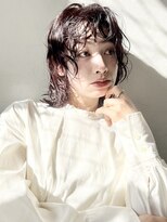 ココ 原宿(KOKO)&nbsp;黒髪小顔クラゲヘアーオリーブグレーココアベージュ