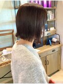 ぱつっと外はねボブ