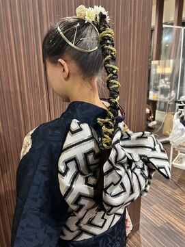 エフプロモーションフローラ(FLORA) はたちの集いヘアセット