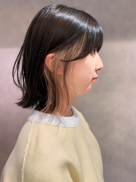 フリップビーアヴェダ(FLIP B AVEDA) 本八幡×イヤリングカラー×ボブ×インナーカラー×ケアブリーチ