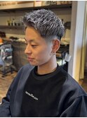 シルバーグレージュ　滋賀/瀬田/フェード/カルマパーマ/