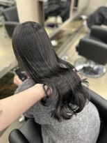 ペレ 栄店(PELE) デザインカラー/レイヤーカット/ウェットヘア/オリーブベージュ