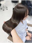 韓国くびれロング レイヤーオルチャン小顔前髪 艶髪 髪質改善